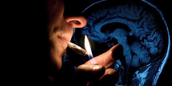 smoking a joint